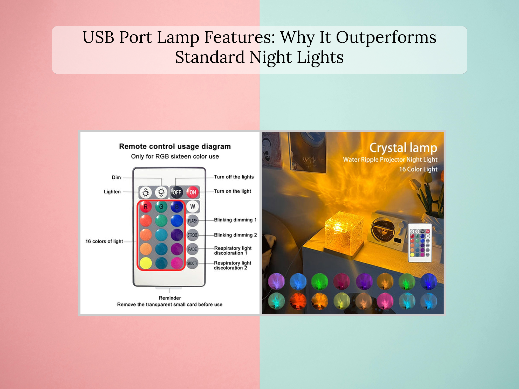 USB Port Lamp Features: Why It Outperforms Standard Night Lights ...