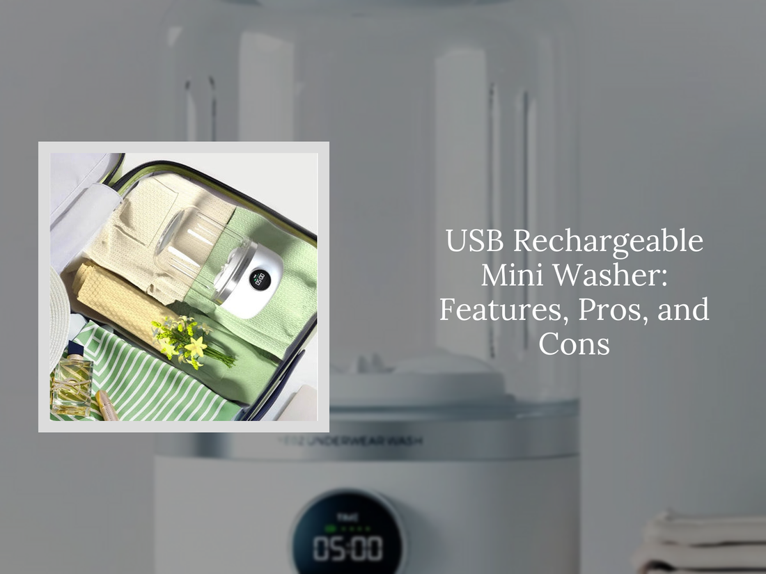 USB Rechargeable Mini Washer: Features, Pros, and Cons