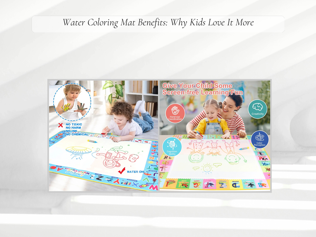Water Coloring Mat Benefits: Why Kids Love It More