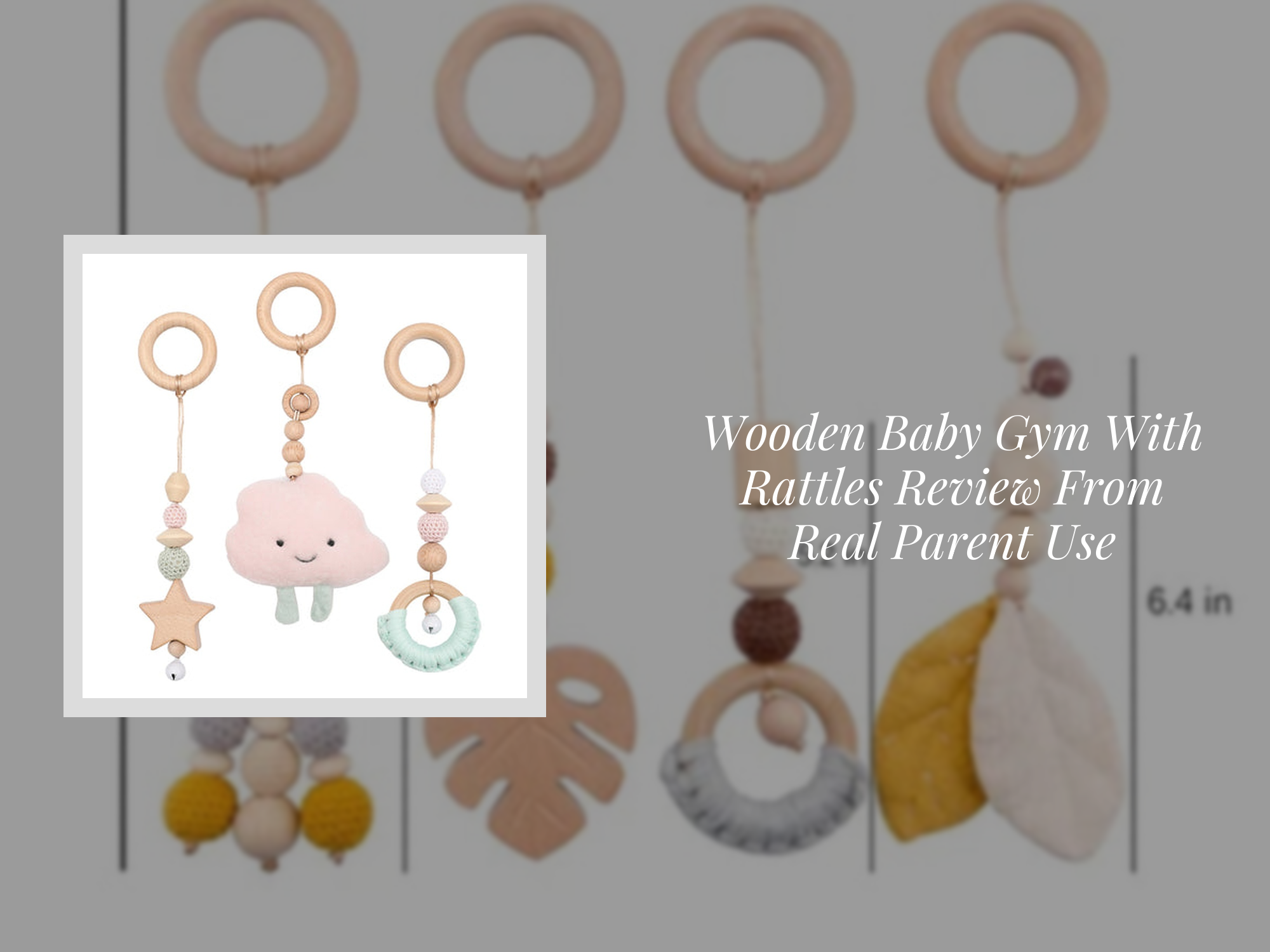 Lcr Rattles Wooden Baby Gym With Rattles Review From Real Parent Use – KentDO™ Mom ...