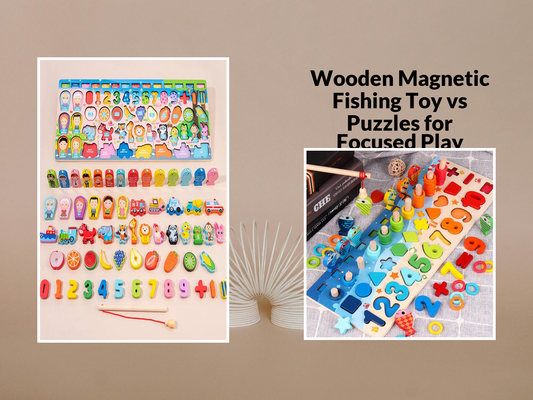 Wooden Magnetic Fishing Toy vs Puzzles for Focused Play