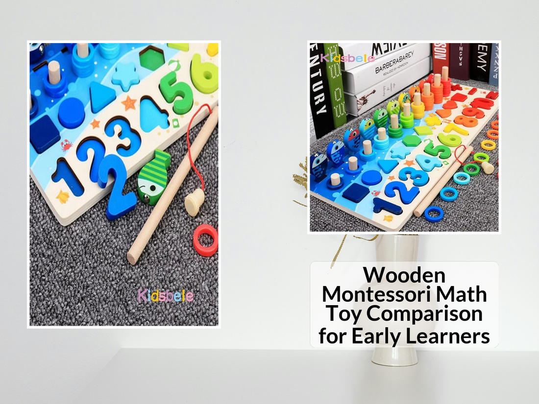 Wooden Montessori Math Toy Comparison for Early Learners