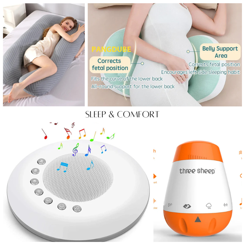 Sleep & Comfort – Relaxation & Wellness Tools for Moms