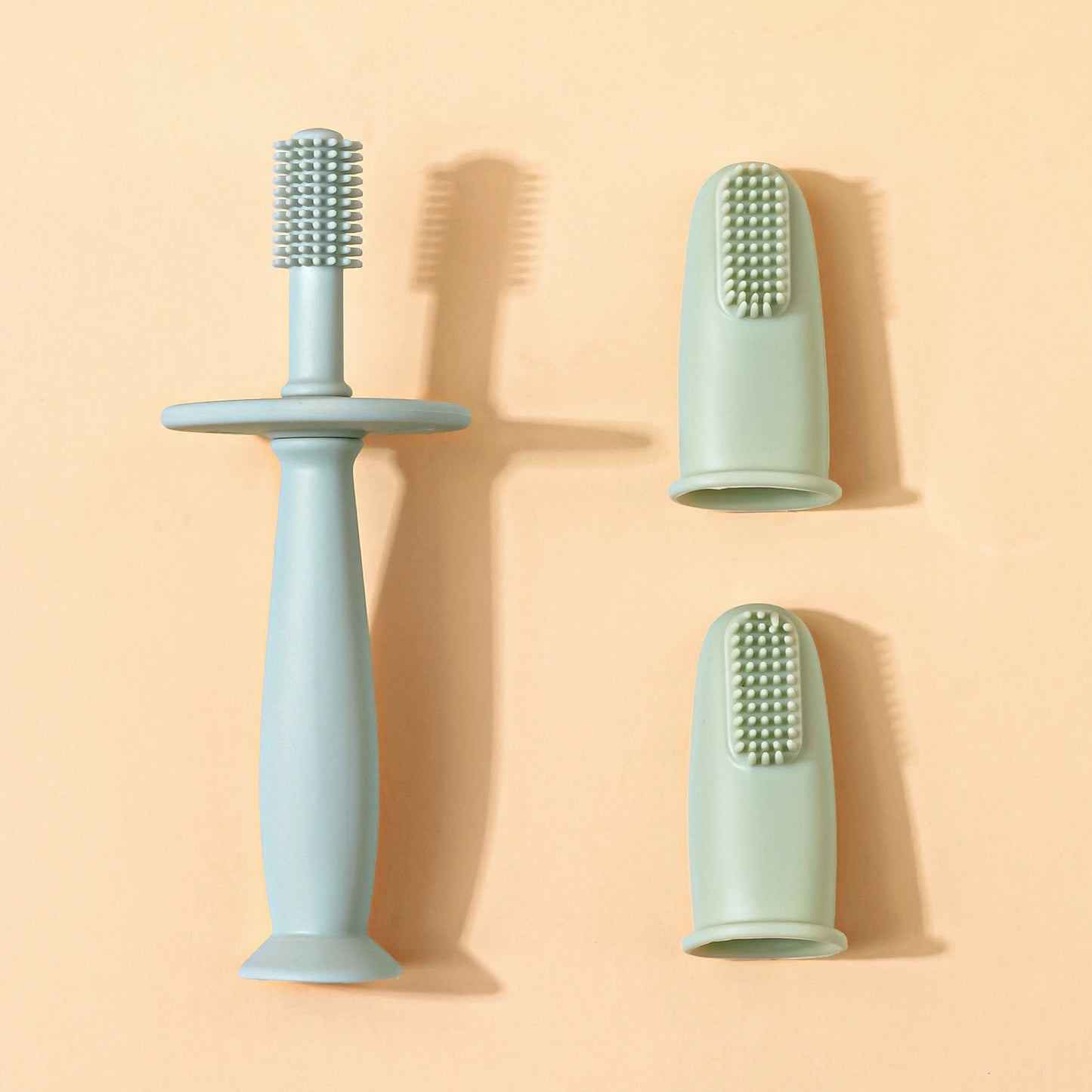 3pcs Baby Finger Toothbrush Pack – Gentle BPA-Free Oral Care