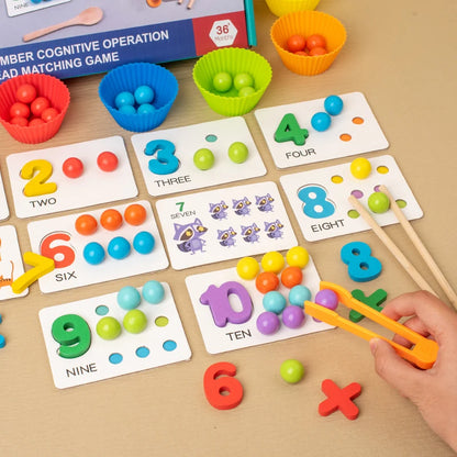 Children's Math Teaching Aids – Montessori Wooden Math Set