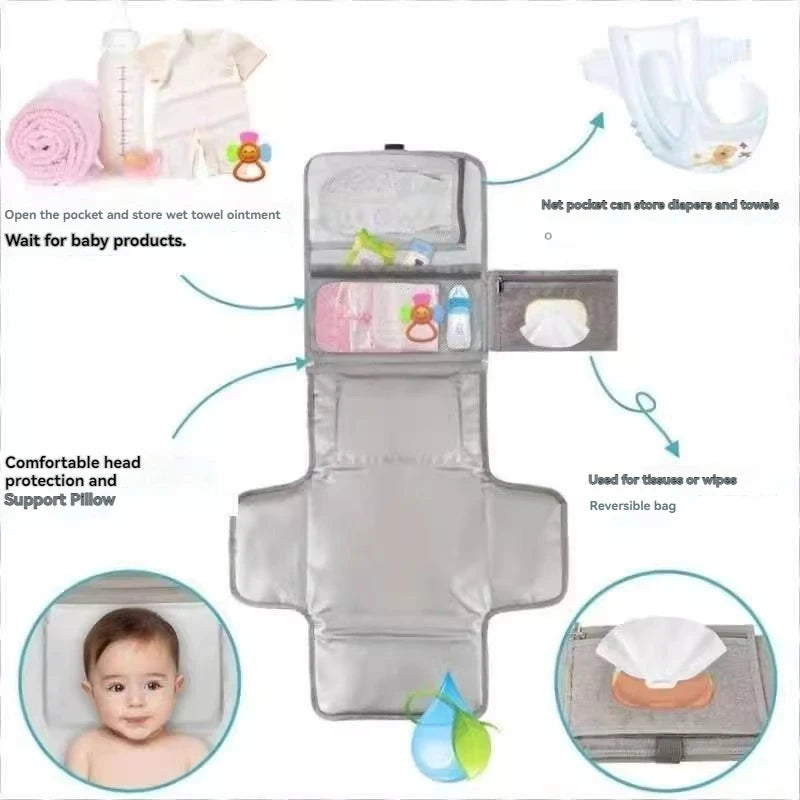Portable Baby Diaper Pad Foldable Leakproof Waterproof
