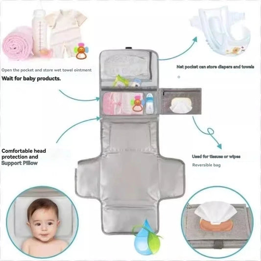Portable Baby Diaper Pad Foldable Leakproof Waterproof