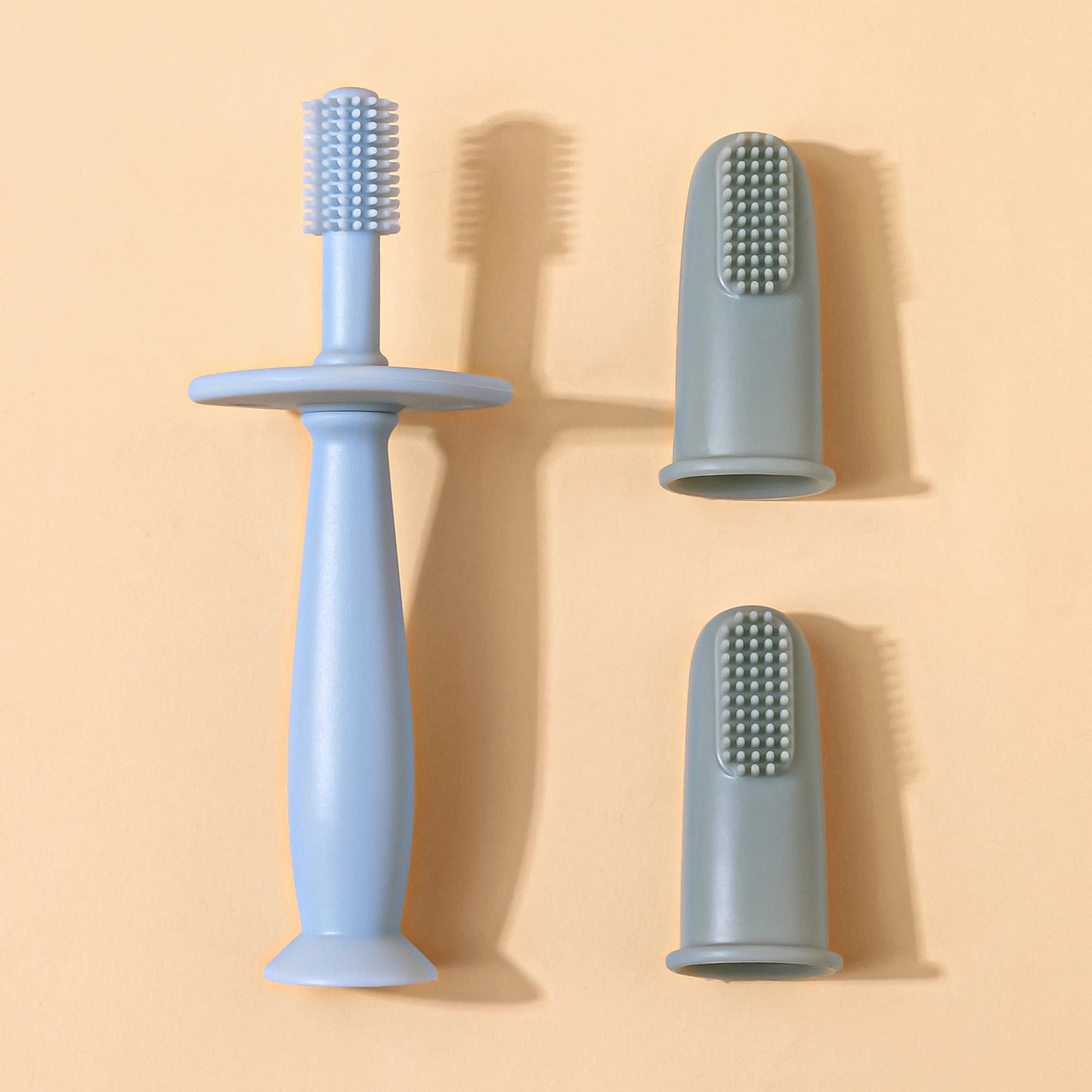 3pcs Baby Finger Toothbrush Pack – Gentle BPA-Free Oral Care