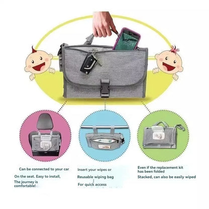 Portable Baby Diaper Pad Foldable Leakproof Waterproof