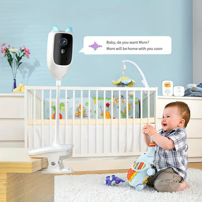 4MP WiFi Baby Monitor with Crying Detection & Night Vision