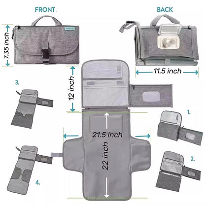 Portable Baby Diaper Pad Foldable Leakproof Waterproof