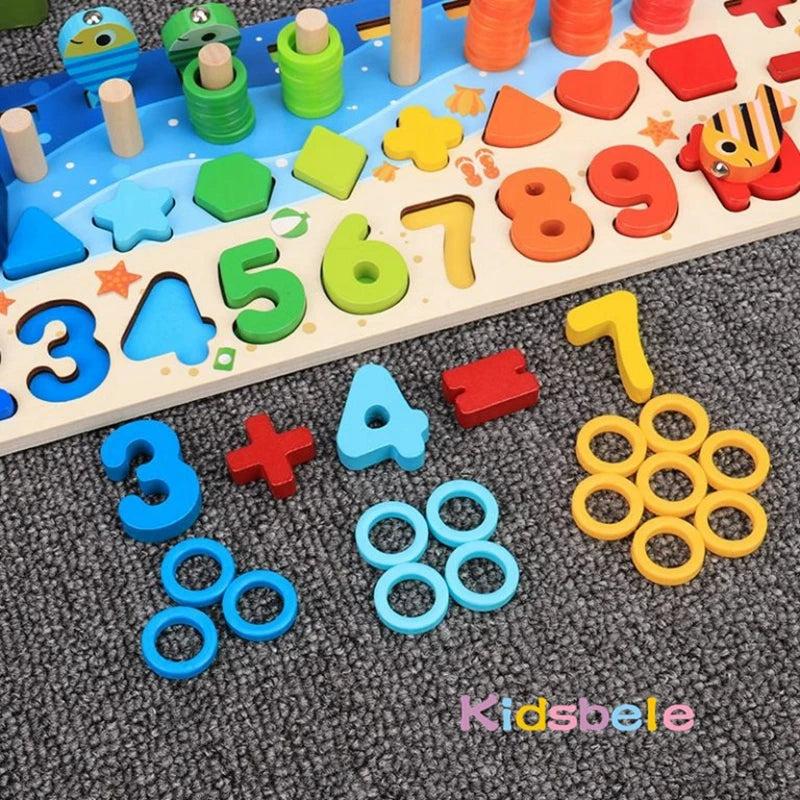 wooden montessori math toy - KentDO