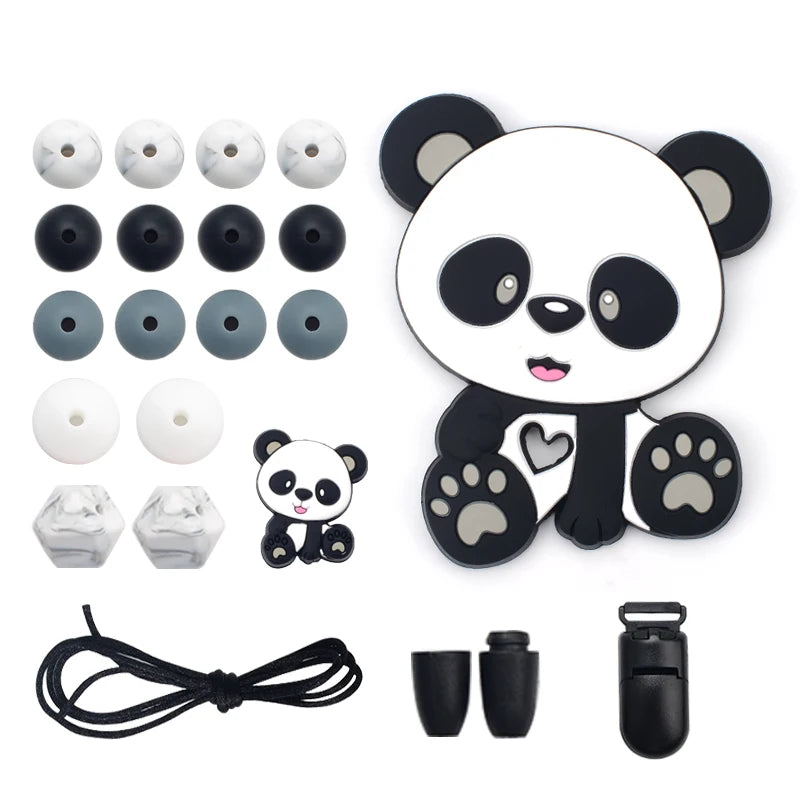 Silicone Teether Necklace DIY Set – Safe Baby Relief