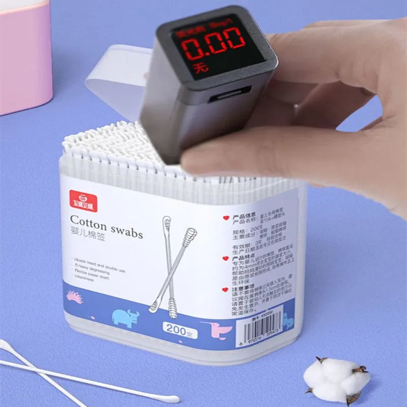 Baby Cotton Swabs – Double-Ended Sterile Cleaning Sticks