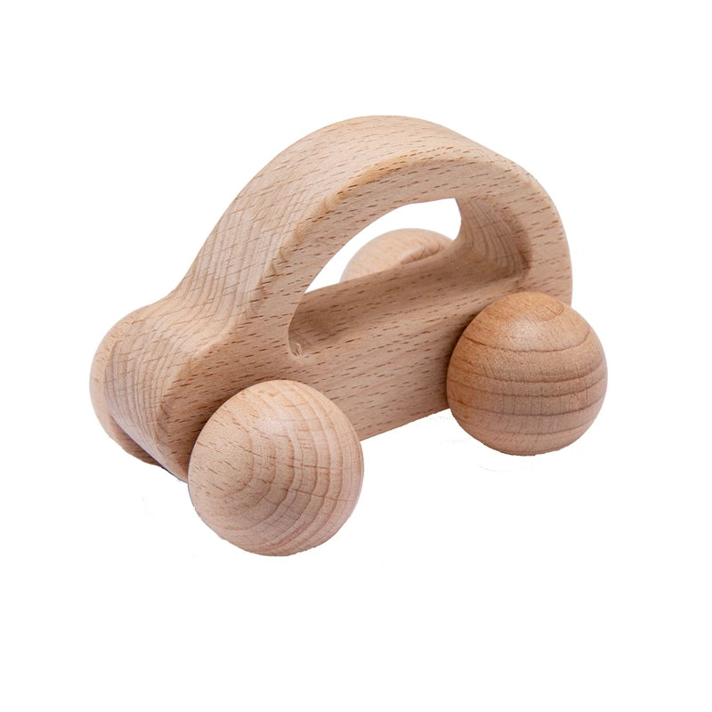Wooden Baby Rattles – Musical Montessori Teether Toy