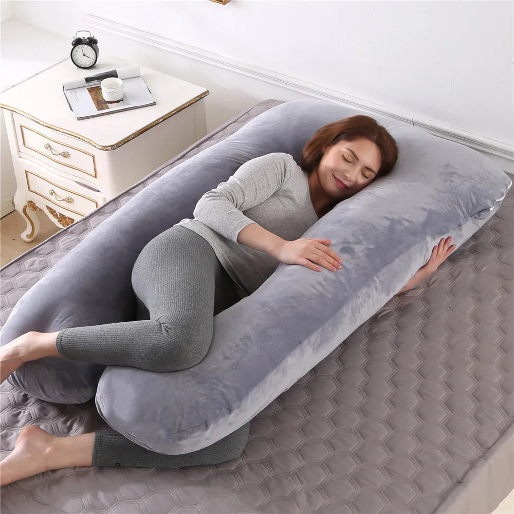 Pregnancy Pillow for Sleeping & Nursing Comfort 130x70cm