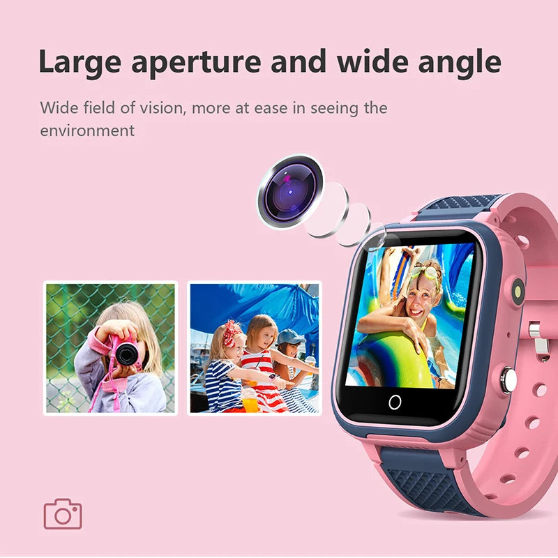 4G Kids Smartwatch with GPS & Video Call Safety