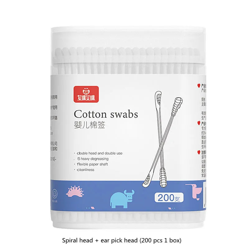 Baby Cotton Swabs – Double-Ended Sterile Cleaning Sticks