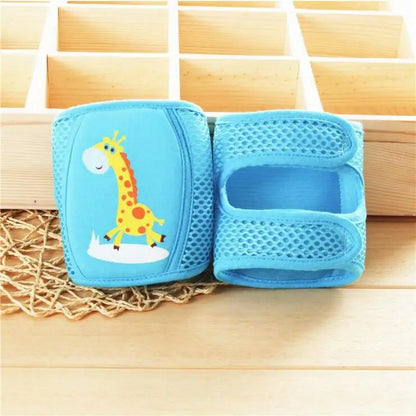 Baby Crawling Knee Pads with Animal Design & Anti-Slip Safety
