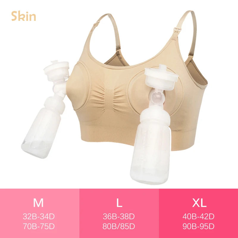 Hands-Free Pumping Bra – All-Day Nursing Comfort