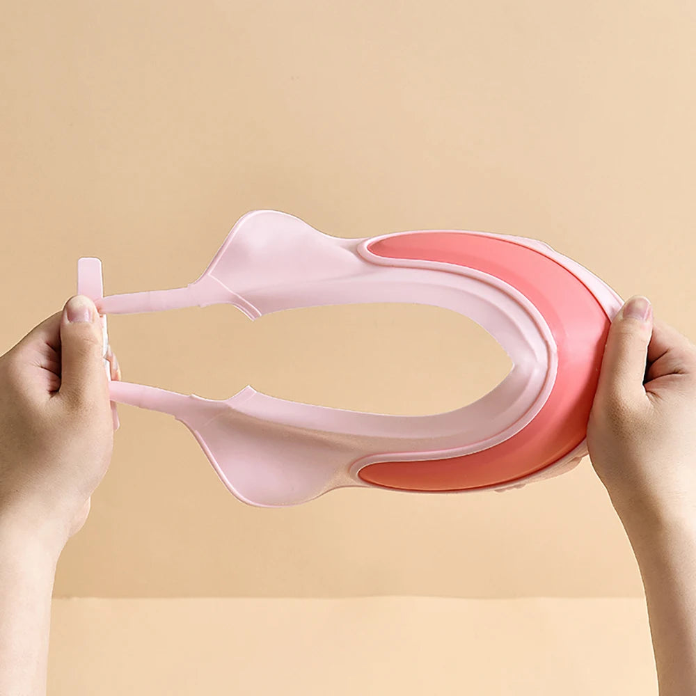 Baby Shower Cap with Adjustable Fit & Gentle Ear Protection