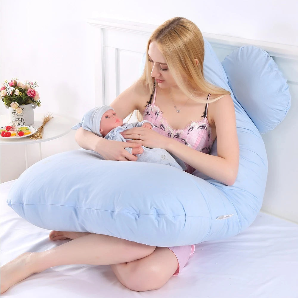 Pregnancy Pillow for Sleeping & Nursing Comfort 130x70cm