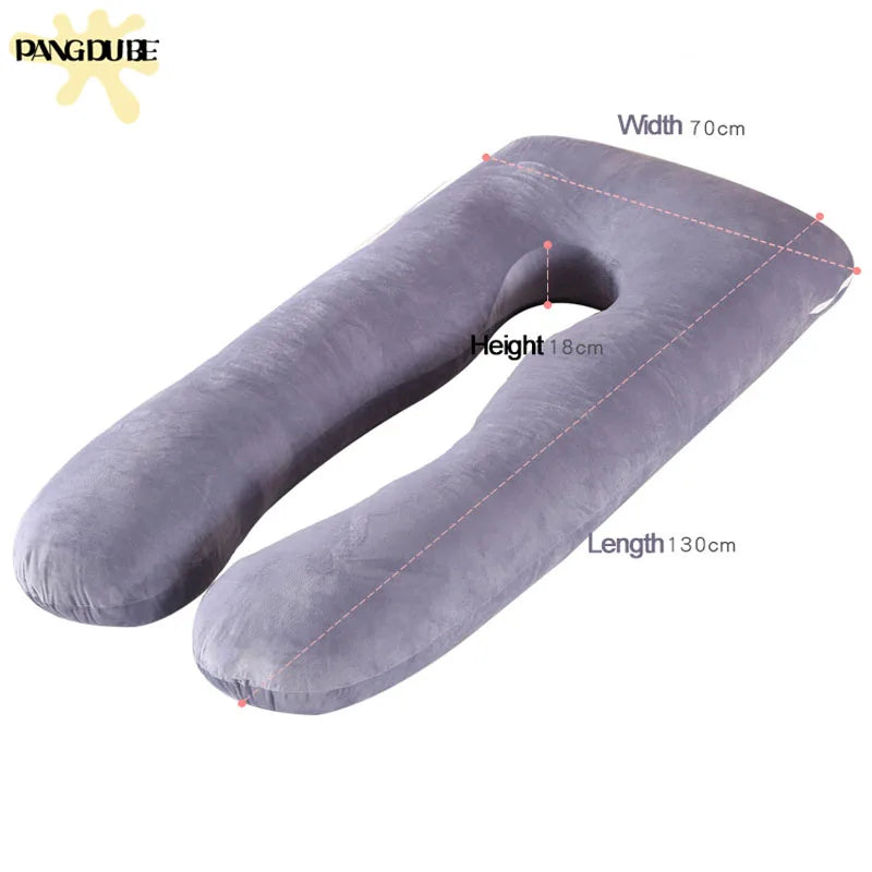 Pregnancy Pillow for Sleeping & Nursing Comfort 130x70cm