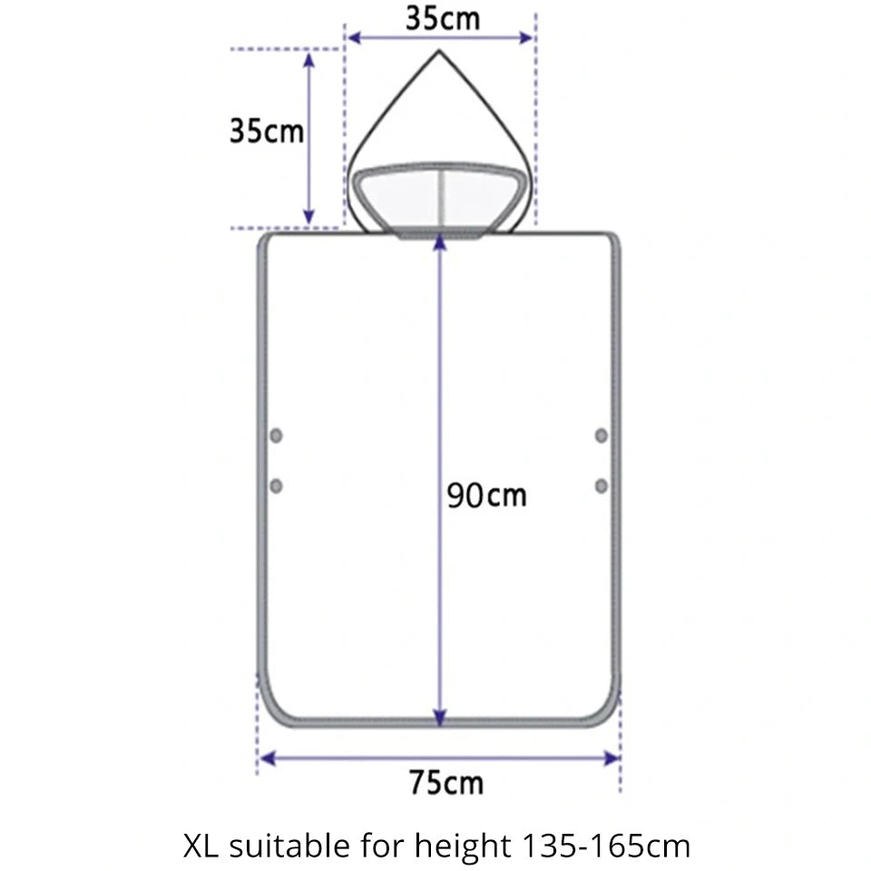 Kids Hooded Poncho Towel – Quick-Dry Cartoon Beach Robe