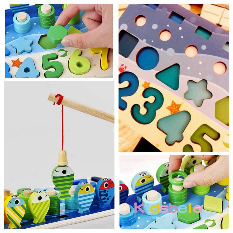 wooden montessori math toy - KentDO
