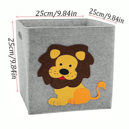 Foldable Toy Storage Box – Cute Organizer for Kids’ Room