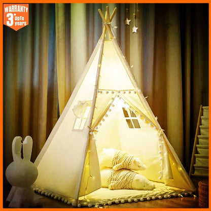 Kids Play Tent Teepee – Foldable Indoor & Outdoor Fun