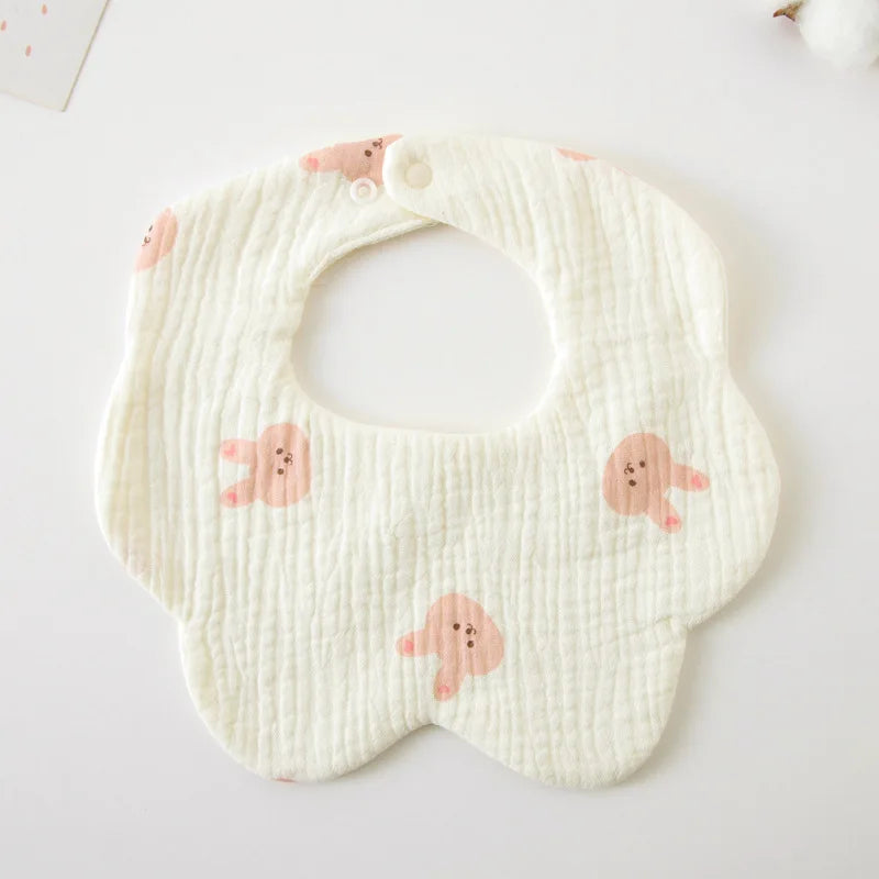 Newborn Baby Bib – Soft Drool Bandana for Mess-Free Feeding