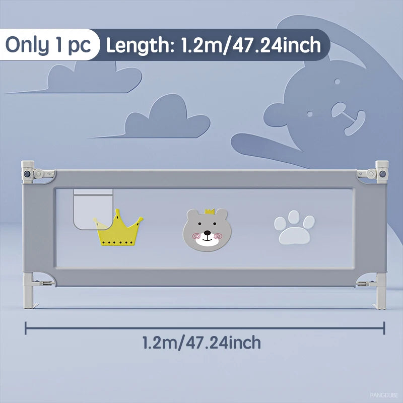 Baby Bed Guard Rail for Safer Sleep & Fall Protection