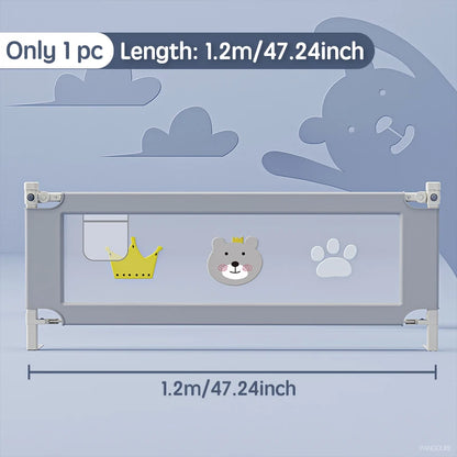 Baby Bed Guard Rail for Safer Sleep & Fall Protection