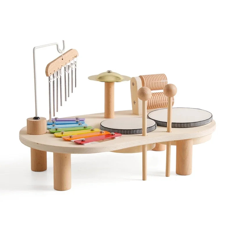 educational musical toy helping infant motor and sensory development
