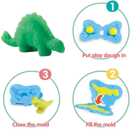 Dinosaur Playdough Set – Creative Learning Fun for Kids