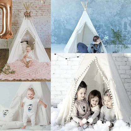 Kids Play Tent Teepee – Foldable Indoor & Outdoor Fun