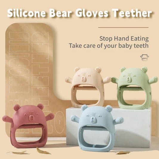 Baby Teether Gloves – Safe Soothing Relief for Teething Pain