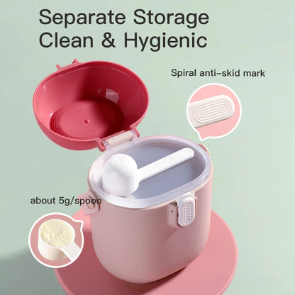 Portable Milk Powder Container – Large Capacity & Travel-Friendly