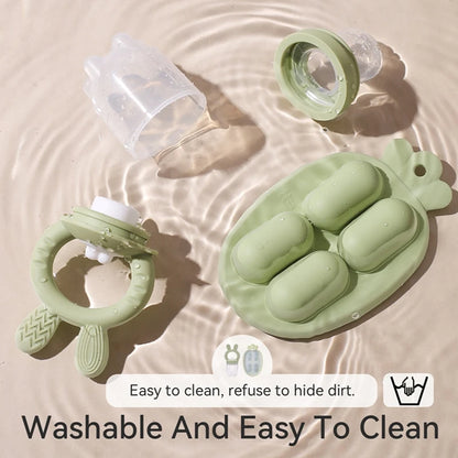 Silicone Baby Fruit Feeder – Safe Teething & Mess-Free Eating