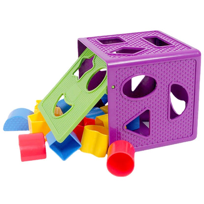 Shape Sorter Toy Box for Early Learning & Color Matching