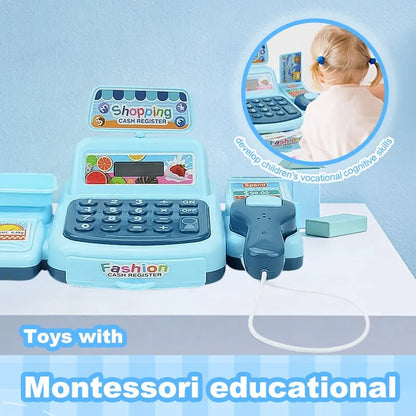 Simulation Cashier Toy with Lights & Sound for Kids