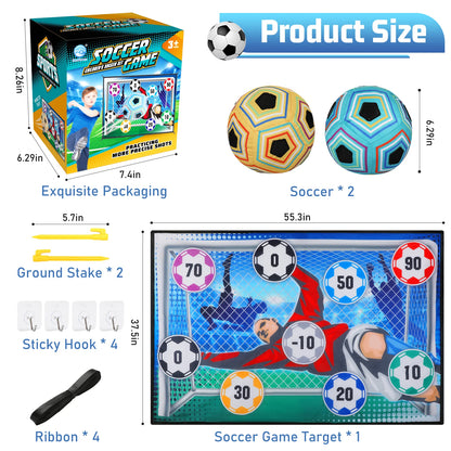 Kids Soccer Sticky Goal Toy for Indoor & Outdoor Training