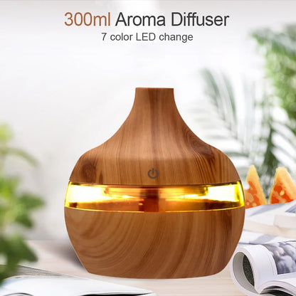 Ultrasonic Air Humidifier with Essential Oil Aroma Therapy