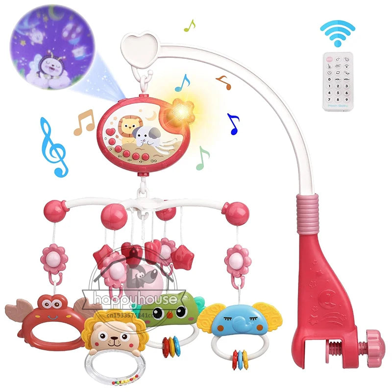 Musical Baby Crib Mobile – Lights, Music & Star Projection