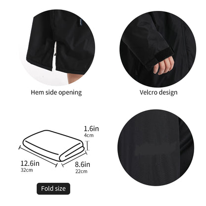 Kids Waterproof Changing Robe – Warm, Soft & Fluffy Hoodie