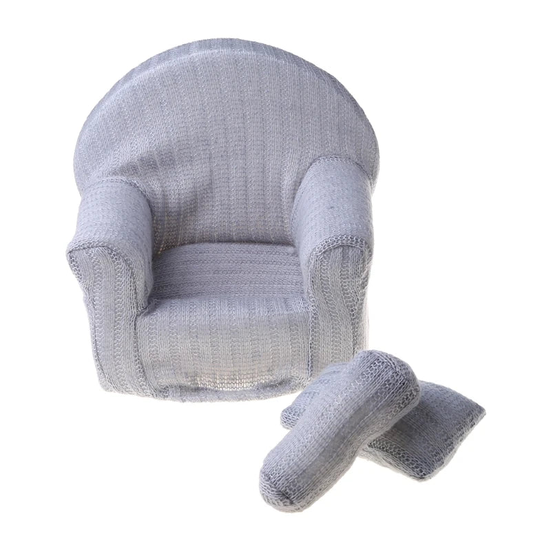 Infant Mini Sofa for Photoshoot – Comfortable & Portable Seat