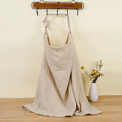 Breastfeeding Cover Cotton Nursing Apron Adjustable Privacy