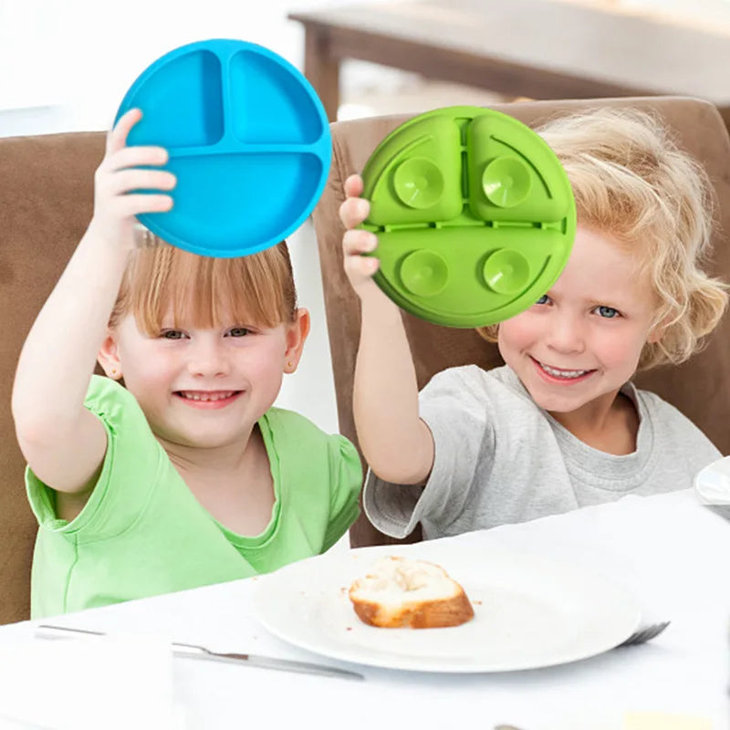 Baby Silicone Dining Plate – Suction Bowl for Easy Feeding