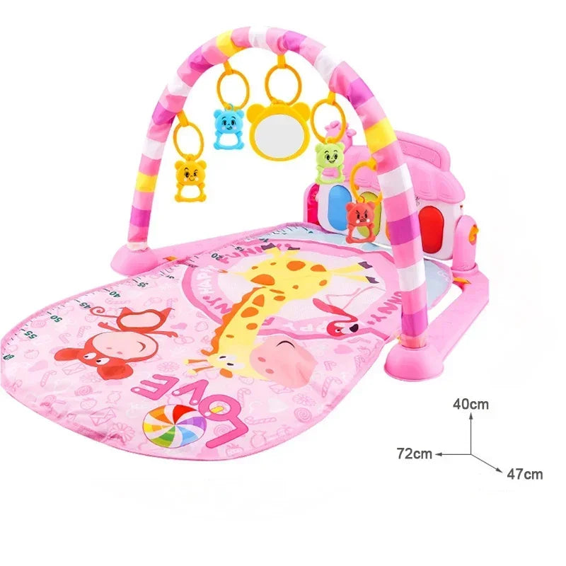 Baby Activity Gym with Musical Play Mat for Early Learning